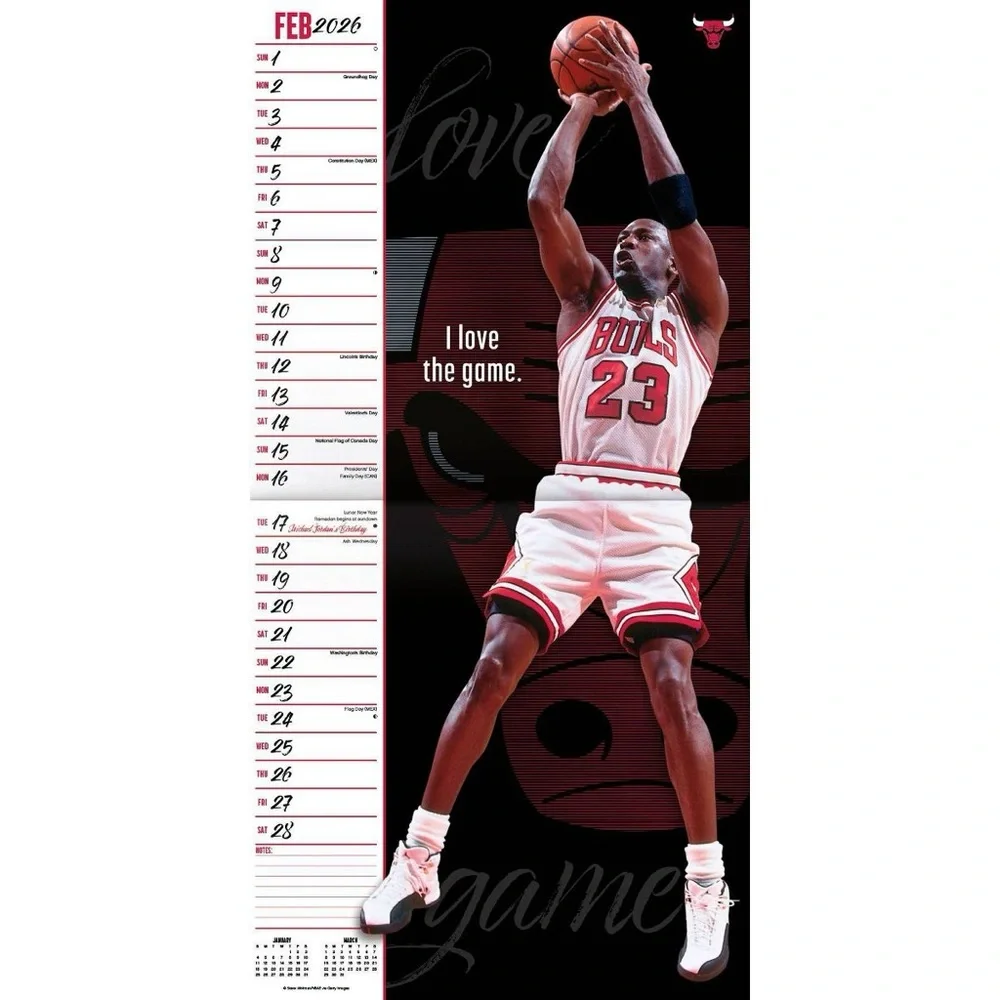 Michael Jordan 2026 Basketball Calendar - Picture 3 of 8